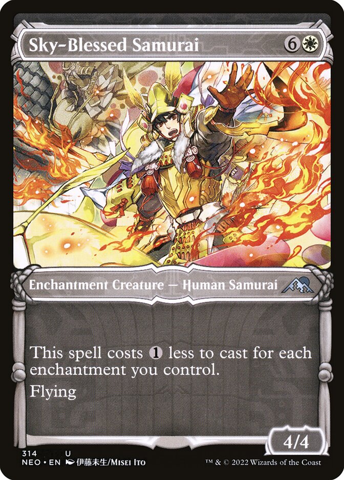 Sky-Blessed Samurai (314) - Kamigawa: Neon Dynasty (NEO)