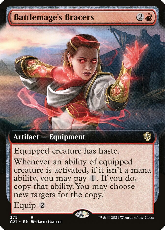 Battlemage's Bracers (375) - Commander 2021 (C21)