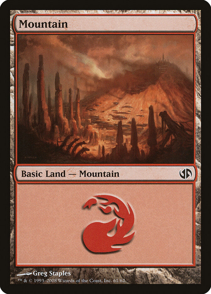 Mountain (61) - Duel Decks: Jace vs. Chandra (DD2)
