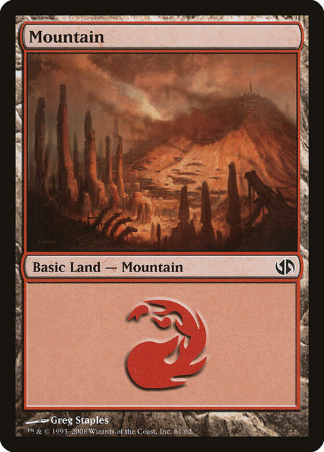 Mountain (61) - Duel Decks: Jace vs. Chandra (DD2)
