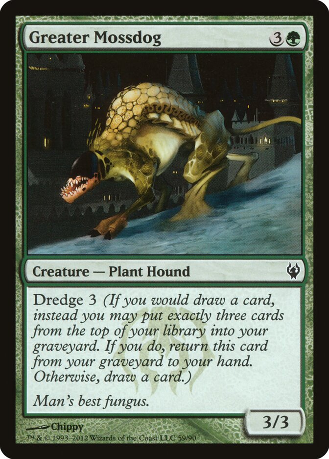 Greater Mossdog (59) - Duel Decks: Izzet vs. Golgari (DDJ)