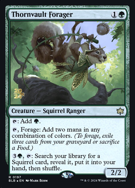 Thornvault Forager (197s) - Bloomburrow Promos (PBLB)
