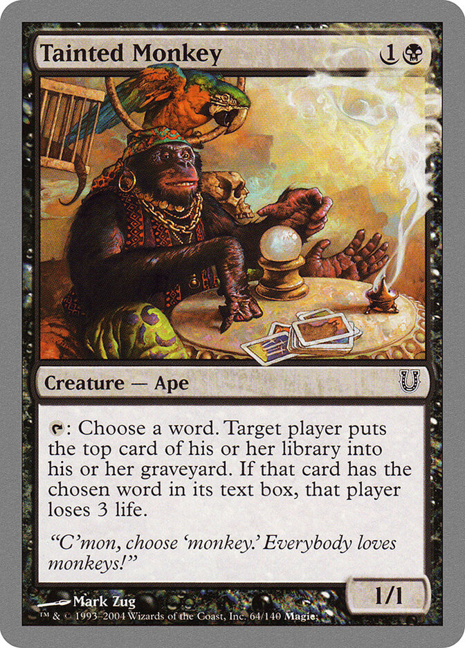 Tainted Monkey (64) - Unhinged (UNH)
