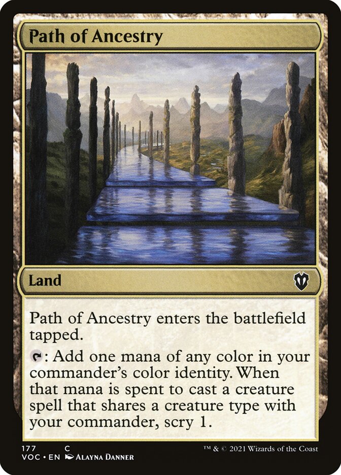 Path of Ancestry (177) - Crimson Vow Commander (VOC)