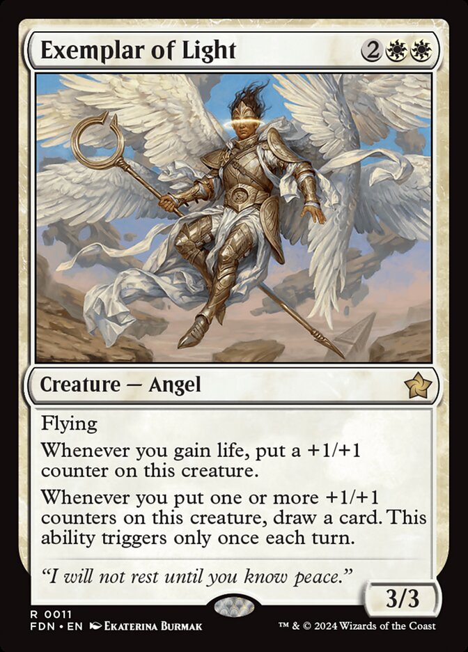 Exemplar of Light - [Foil] Foundations (FDN)
