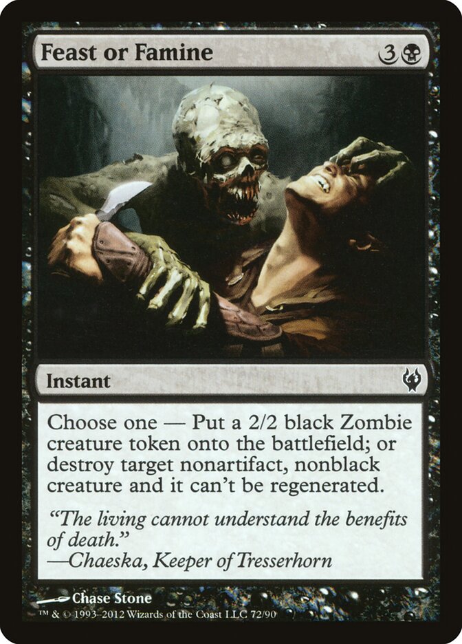Feast or Famine (72) - Duel Decks: Izzet vs. Golgari (DDJ)