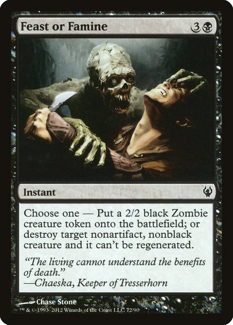 Feast or Famine (72) - Duel Decks: Izzet vs. Golgari (DDJ)