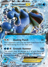 Seismitoad EX (20) - XY - Furious Fists (FFI)