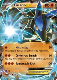 Lucario EX (54) - XY - Furious Fists (FFI)