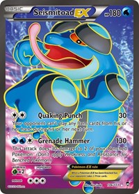 Seismitoad EX 106 Full Art (106) - XY - Furious Fists (FFI)