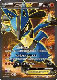 Lucario EX 107 Full Art (107) - XY - Furious Fists (FFI)