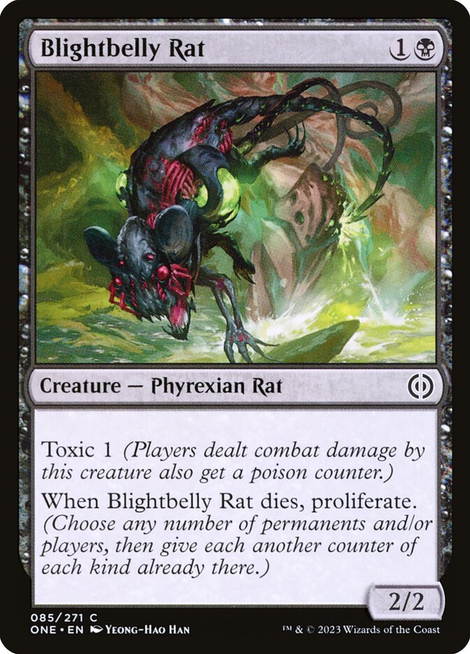 Blightbelly Rat (85) - Phyrexia: All Will Be One (ONE)