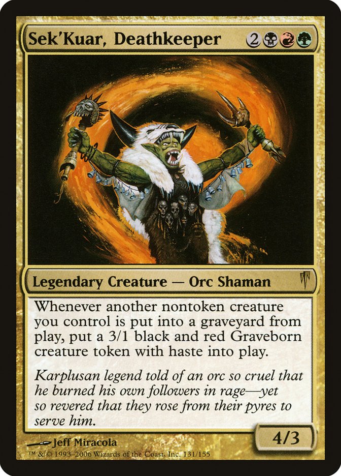 Sek'Kuar, Deathkeeper (131) - Coldsnap (CSP)