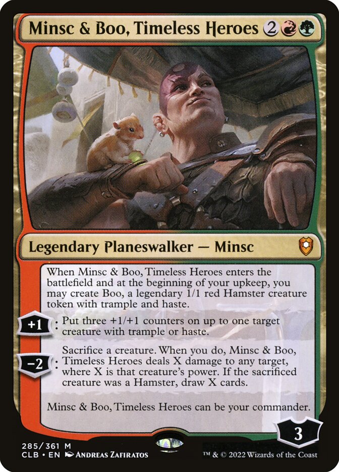 Minsc & Boo, Timeless Heroes (285) - Commander Legends: Battle for Baldur's Gate (CLB)