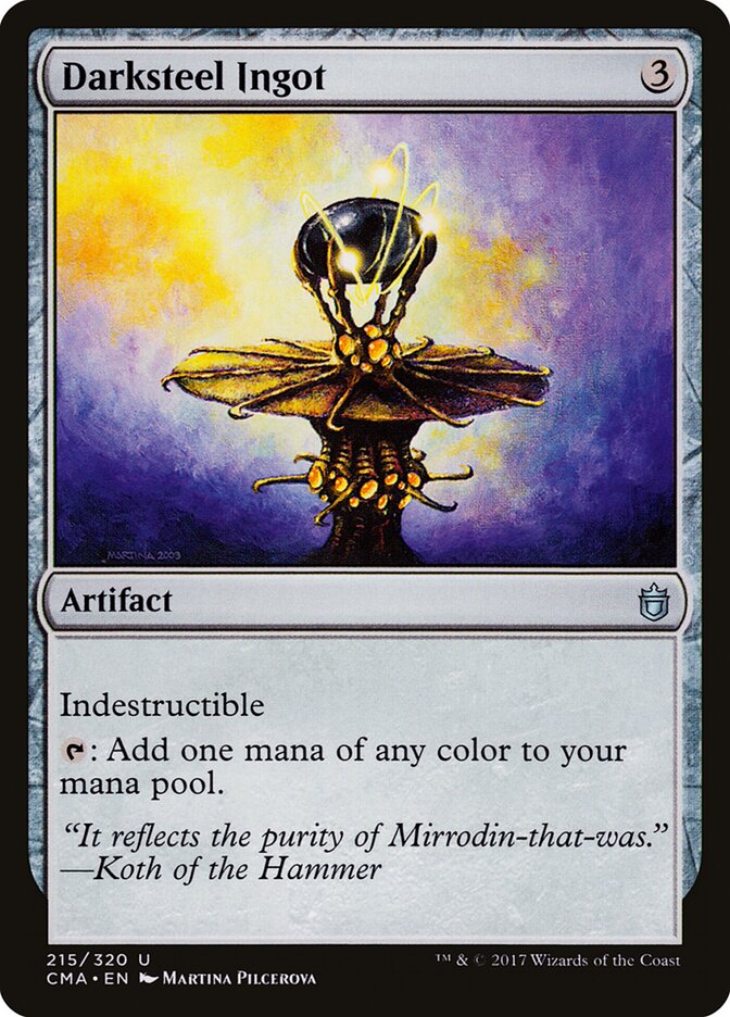 Darksteel Ingot (215) - Commander Anthology (CMA)