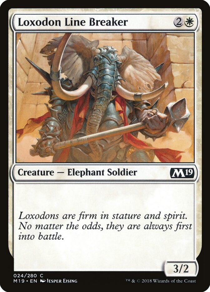 Loxodon Line Breaker (24) - Core Set 2019 (M19)