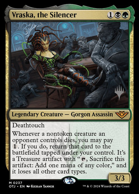 Vraska, the Silencer (237p) - Outlaws of Thunder Junction Promos (POTJ)
