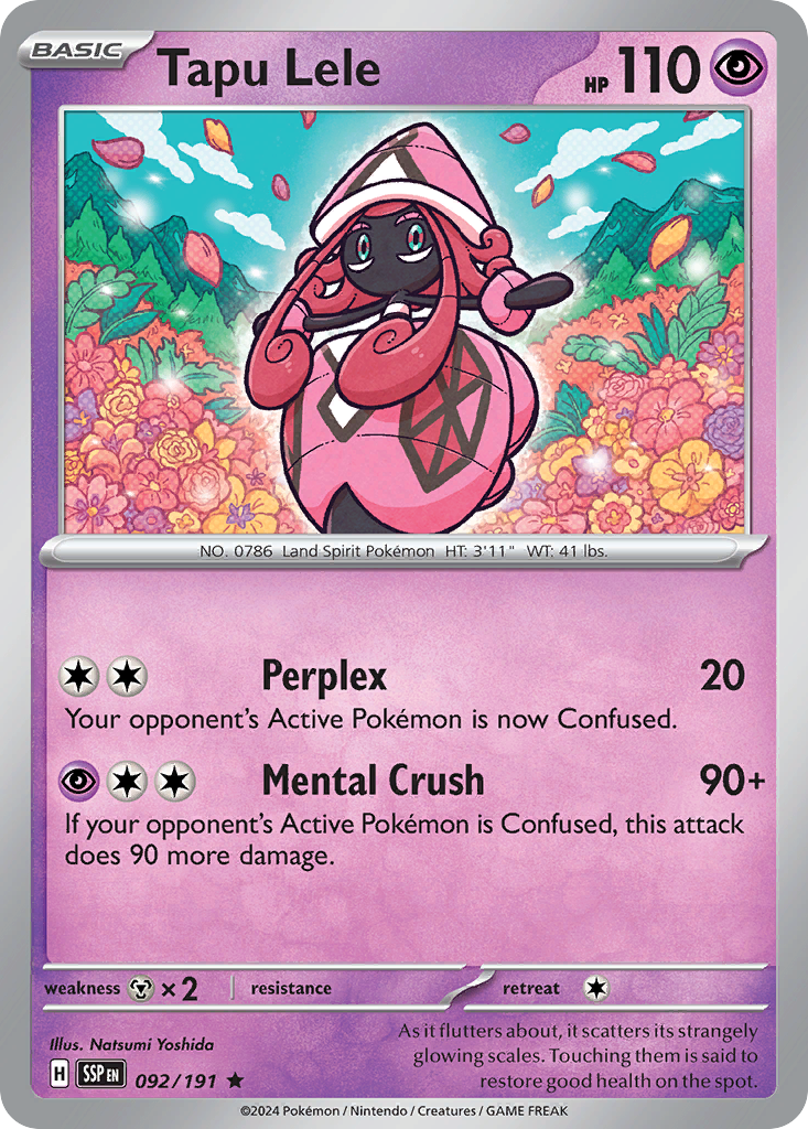 Tapu Lele (92/191) - [Holo Foil] Surging Sparks (SSP)