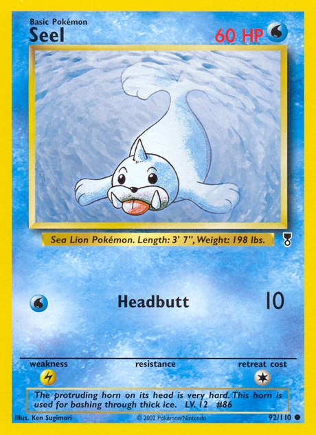Seel (92/110) - [Reverse Holo] Legendary Collection (LC)