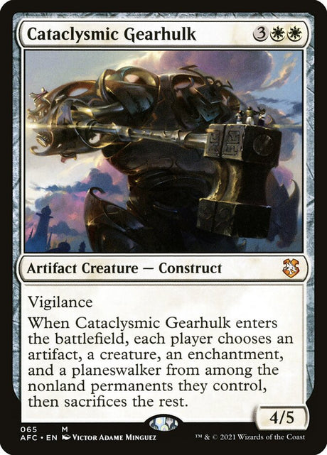 Cataclysmic Gearhulk (65) - Forgotten Realms Commander (AFC)