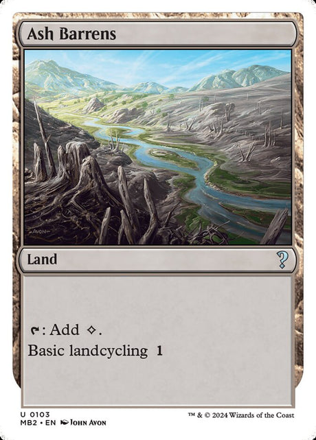 Ash Barrens (103) - Mystery Booster 2 (MB2)