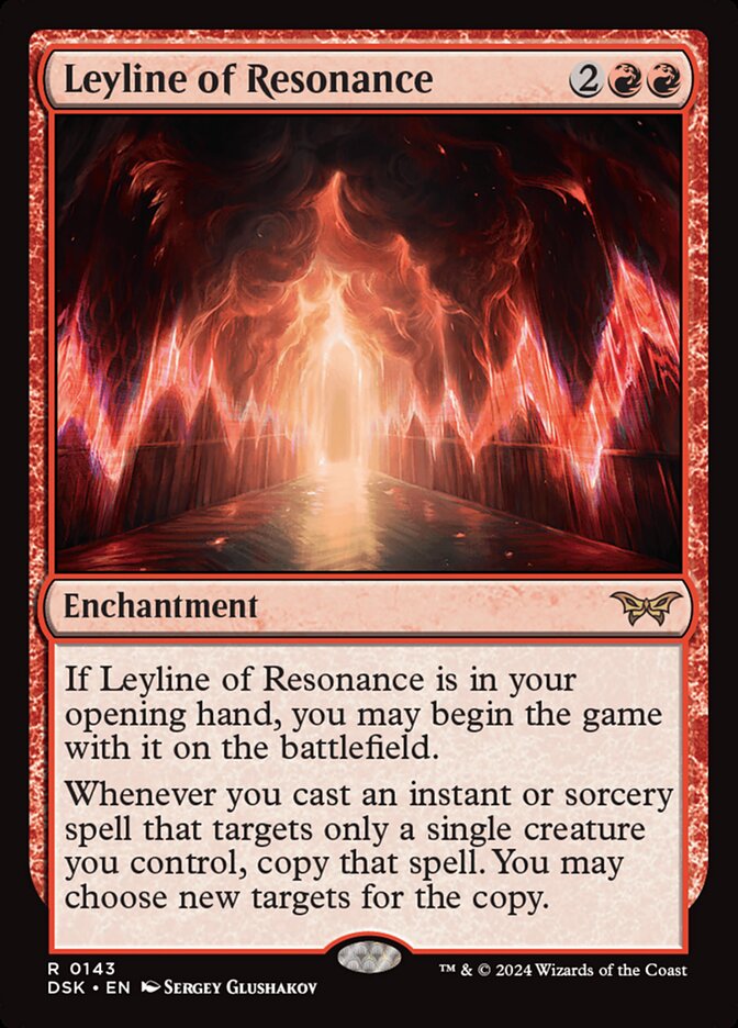 Leyline of Resonance - [Foil] Duskmourn: House of Horror (DSK)