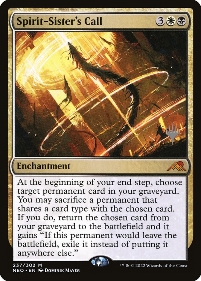 Spirit-Sister's Call (237p) - Kamigawa: Neon Dynasty Promos (PNEO)