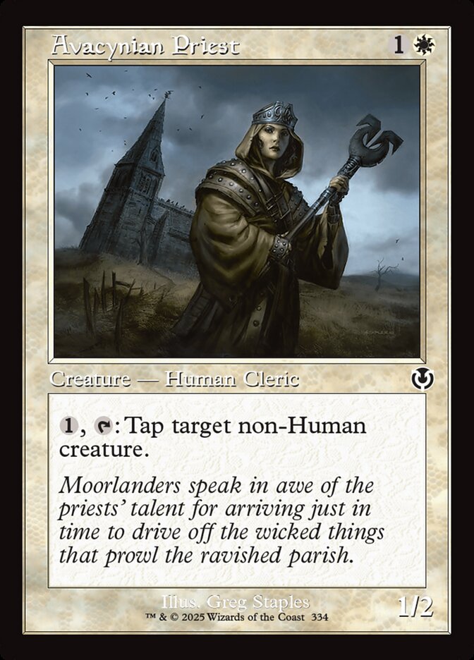 Avacynian Priest - [Foil, Retro Frame] Innistrad Remastered (INR)