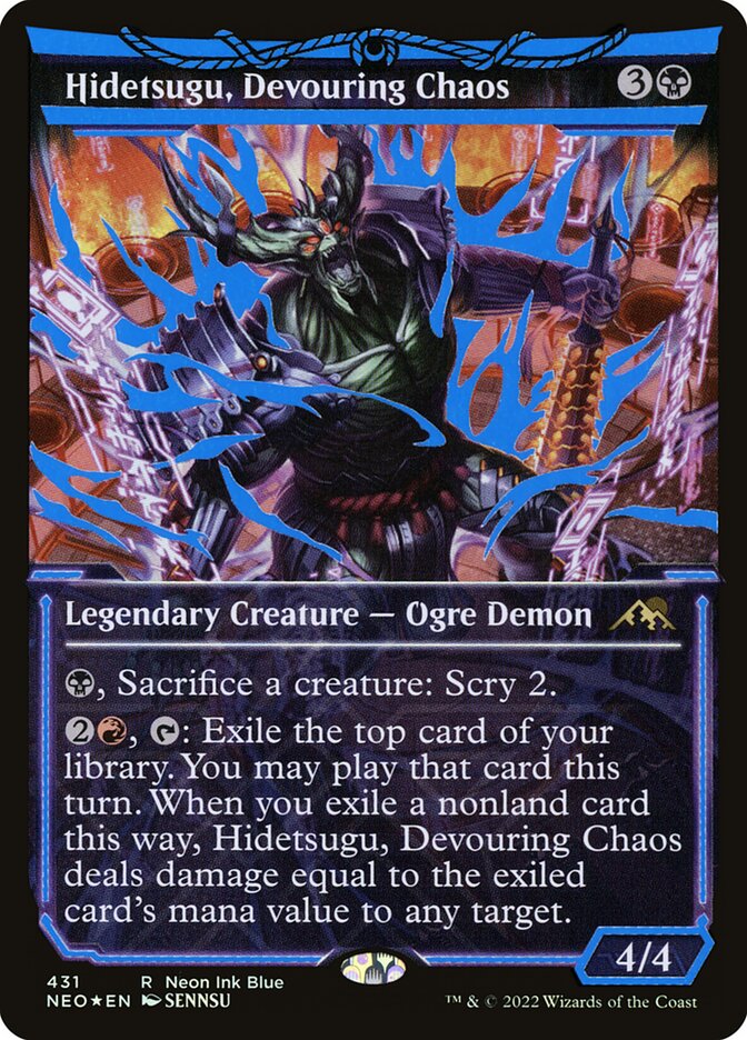 Hidetsugu, Devouring Chaos (431) - Kamigawa: Neon Dynasty (NEO)