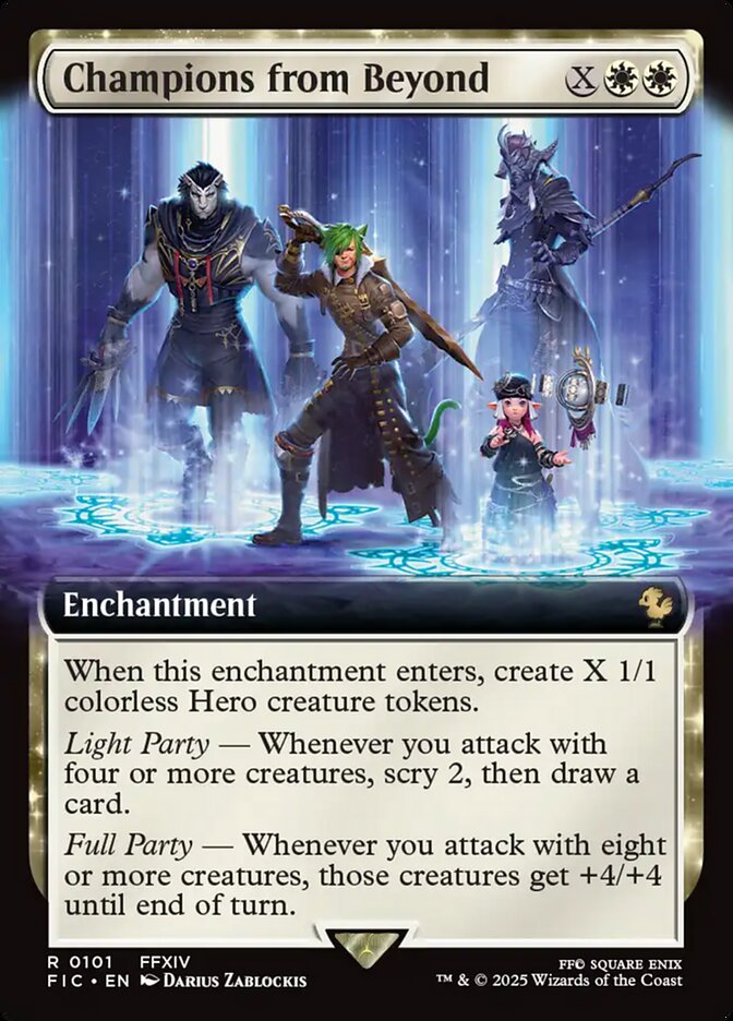 Champions from Beyond (101) - [Foil, Extended Art] Final Fantasy Commander (FIC)
