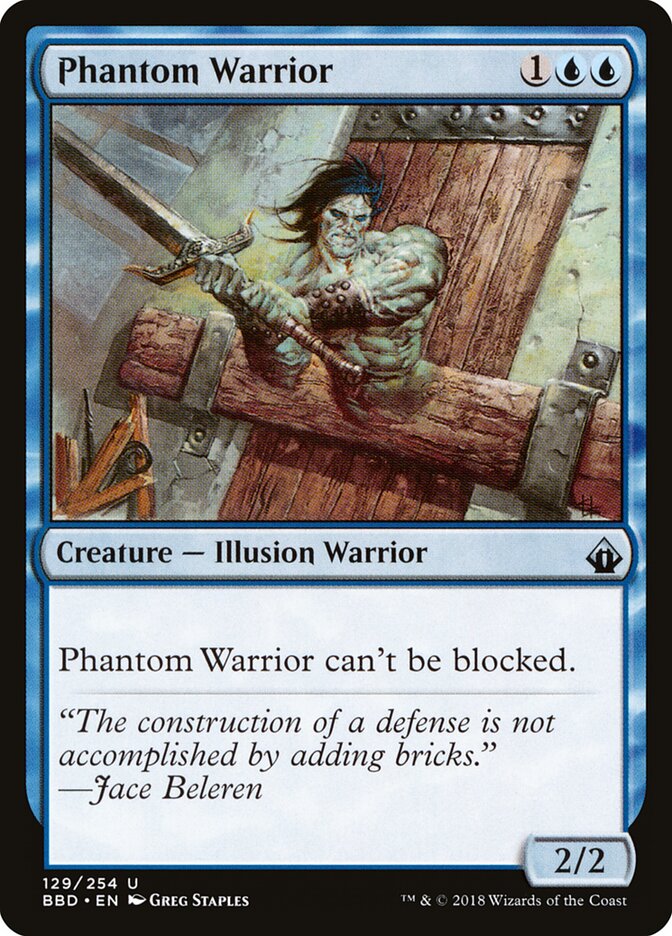 Phantom Warrior (129) - Battlebond (BBD)