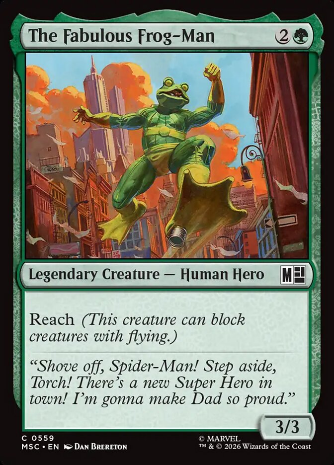 The Fabulous Frog-Man (559) - Marvel Super Heroes Commander (MSC)