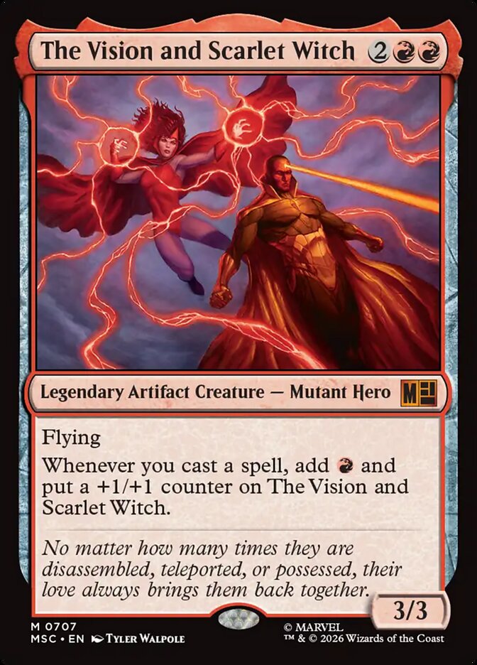 The Vision and Scarlet Witch (707) - Marvel Super Heroes Commander (MSC)