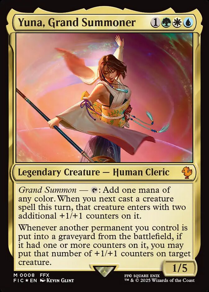 Yuna, Grand Summoner (8) - [Foil] Final Fantasy Commander (FIC)