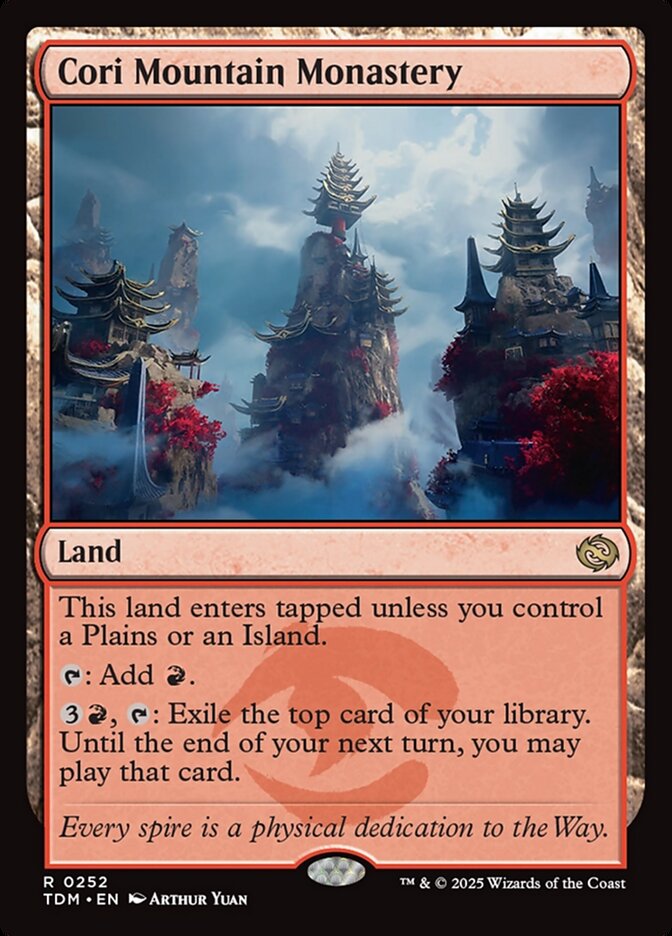 Cori Mountain Monastery (252) - Tarkir: Dragonstorm (TDM)