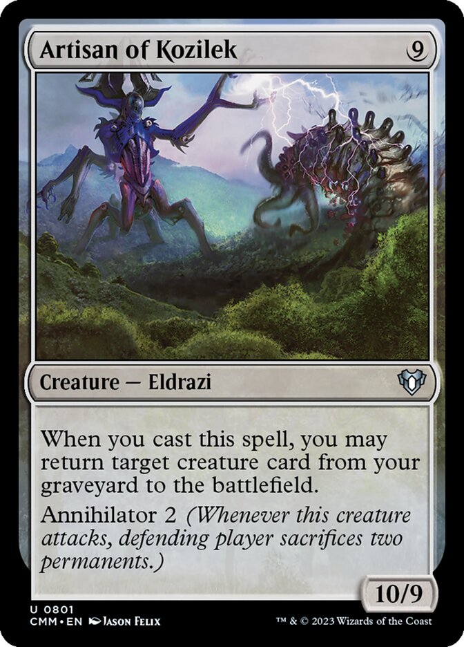 Artisan of Kozilek (801) - Commander Masters (CMM)