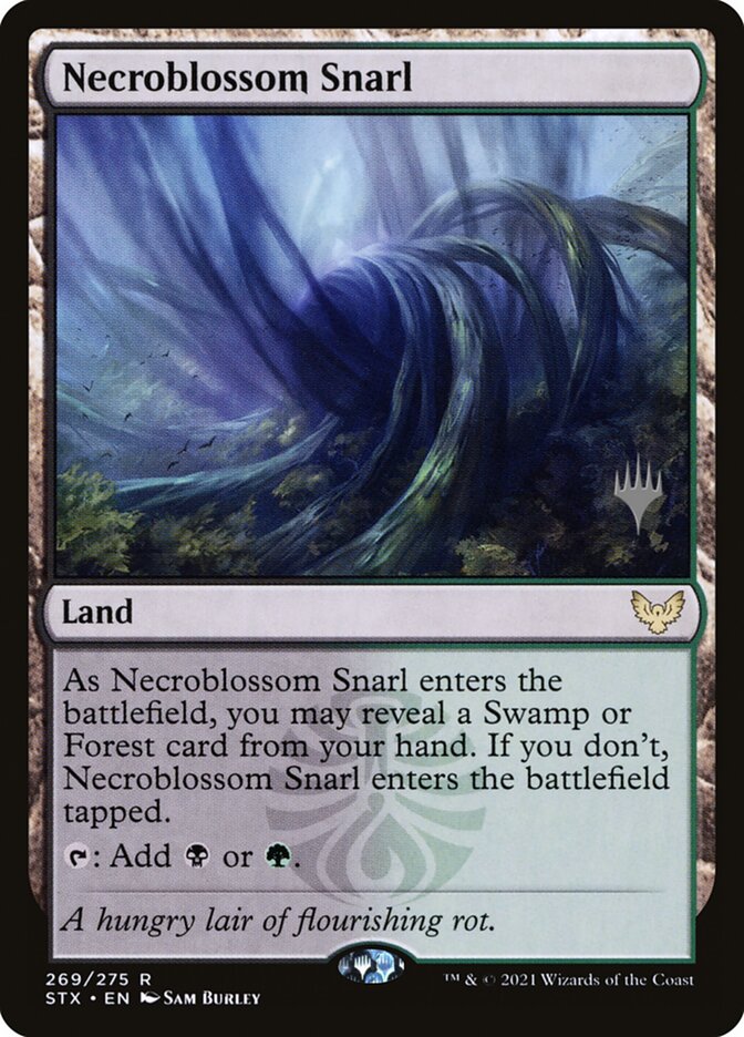 Necroblossom Snarl (269p) - Strixhaven: School of Mages Promos (PSTX)