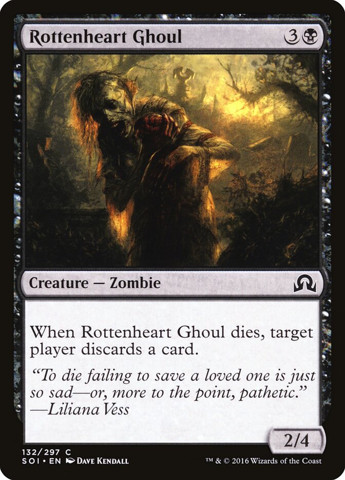 Rottenheart Ghoul (132) - Shadows over Innistrad (SOI)