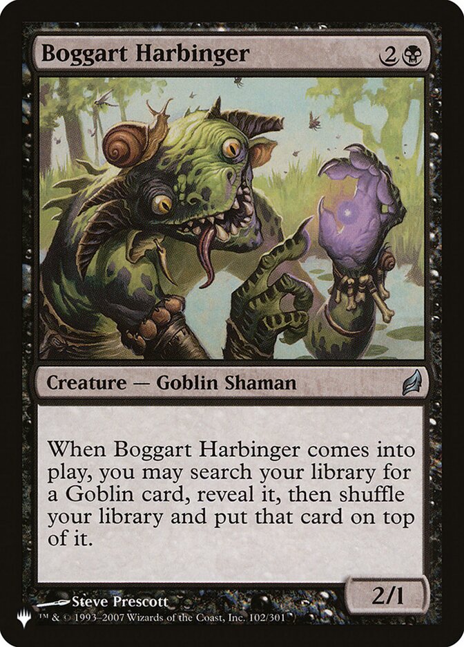 Boggart Harbinger (LRW-102) - The List (PLST)