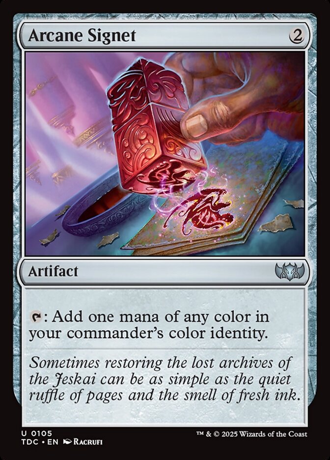 Arcane Signet - Tarkir: Dragonstorm Commander (TDC)
