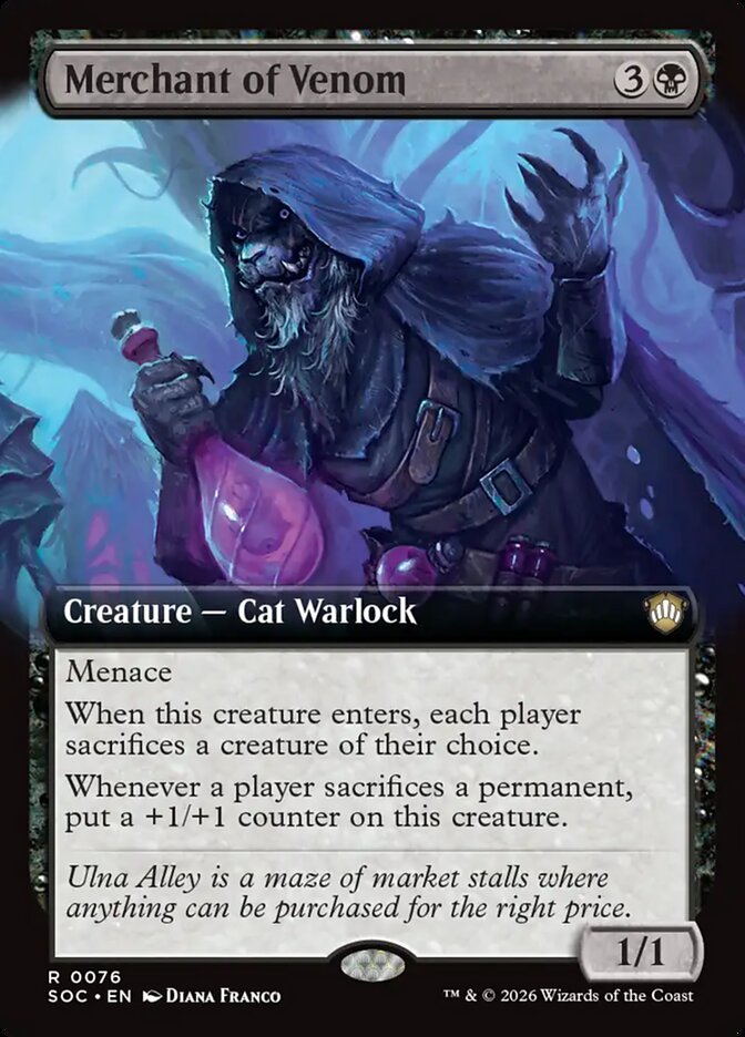Merchant of Venom (76) - Secrets of Strixhaven Commander (SOC)
