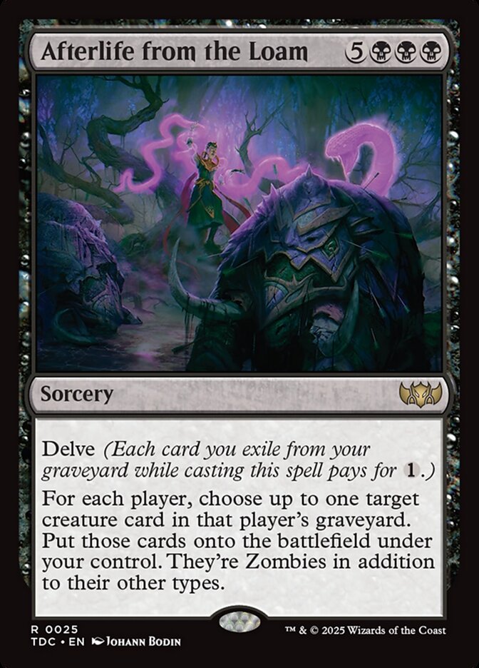 Afterlife from the Loam (25) - Tarkir: Dragonstorm Commander (TDC)