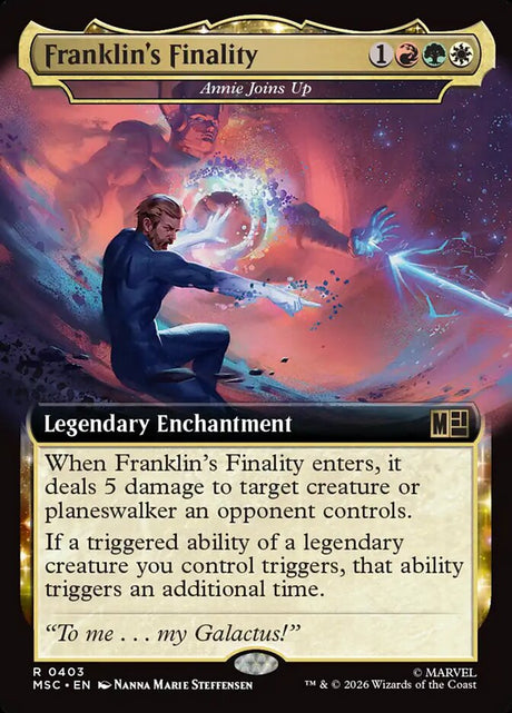Franklin's Finality - Annie Joins Up (403) - Marvel Super Heroes Commander (MSC)