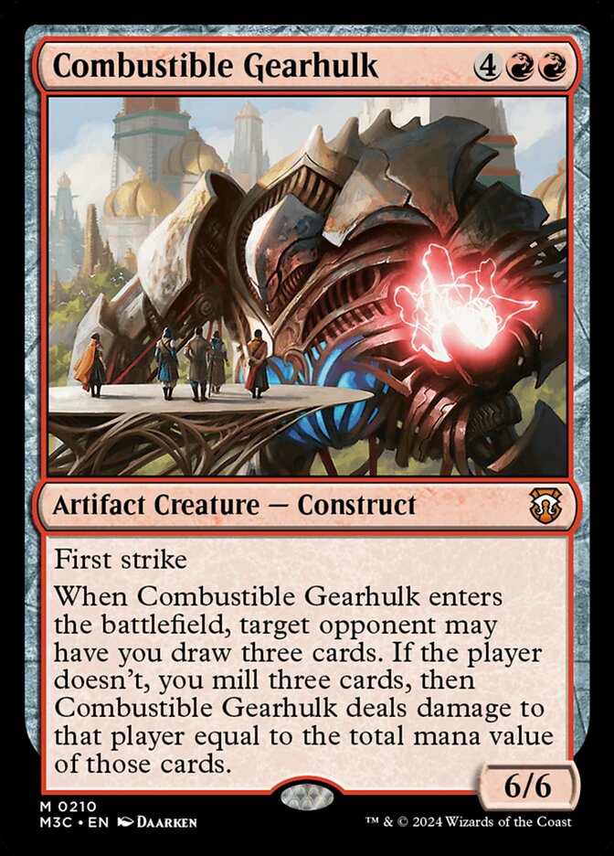 Combustible Gearhulk (210) - Modern Horizons 3 Commander (M3C)