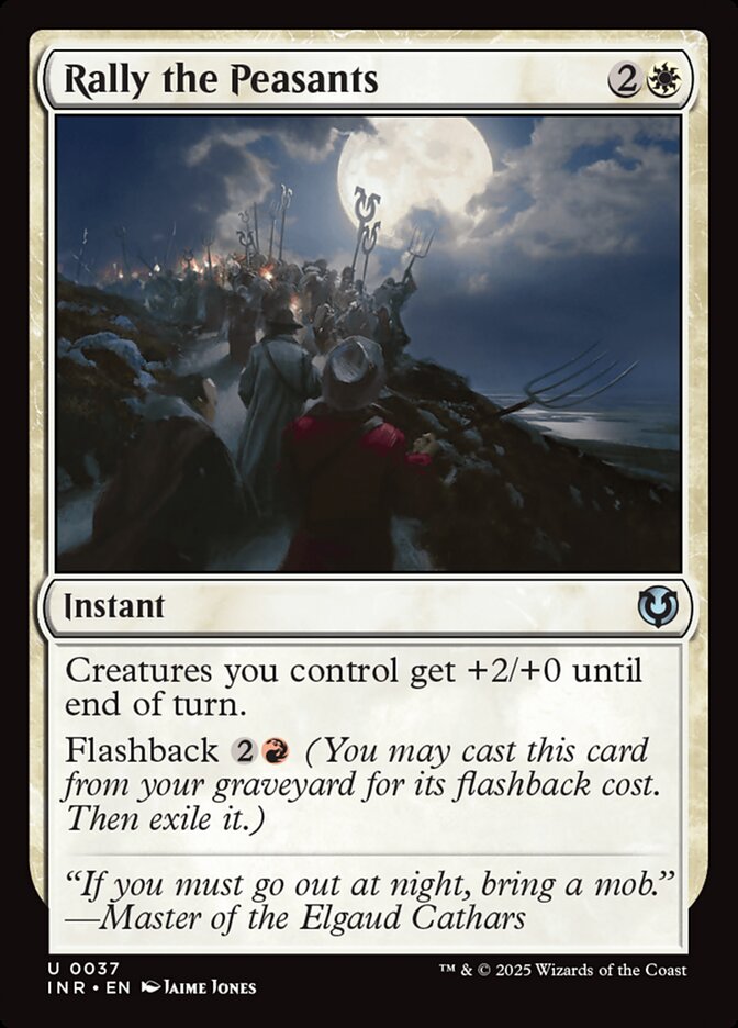 Rally the Peasants - [Foil] Innistrad Remastered (INR)