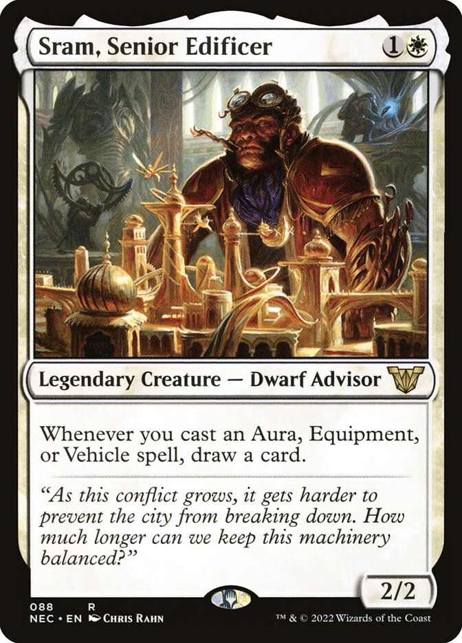 Sram, Senior Edificer (88) - Neon Dynasty Commander (NEC)