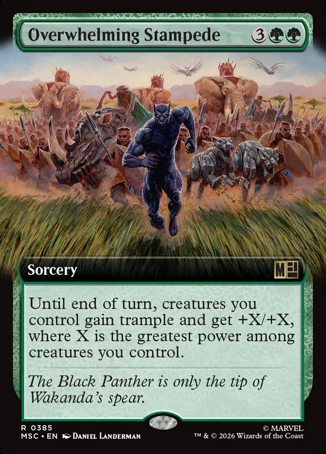 Overwhelming Stampede (385) - Marvel Super Heroes Commander (MSC)