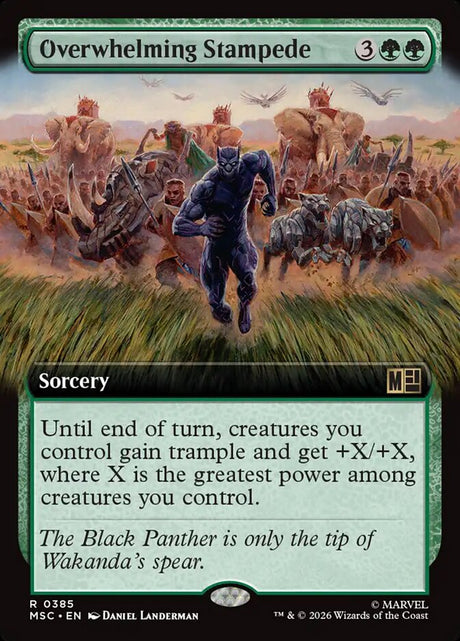 Overwhelming Stampede (385) - Marvel Super Heroes Commander (MSC)