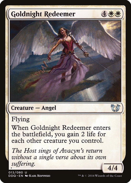 Goldnight Redeemer (13) - Duel Decks: Blessed vs. Cursed (DDQ)