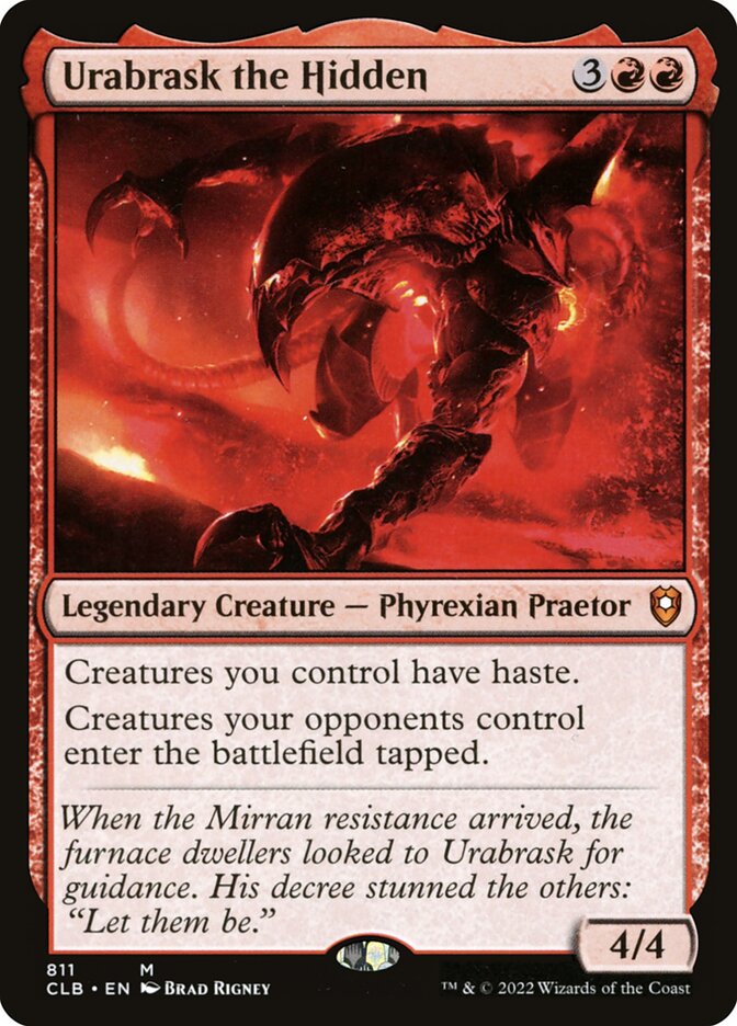 Urabrask the Hidden (811) - Commander Legends: Battle for Baldur's Gate (CLB)
